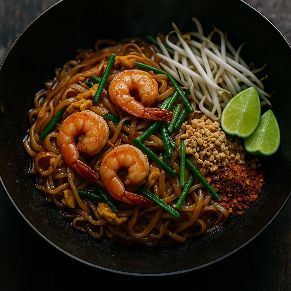 Pad Thai wie in Bangkok: Streetfood‑Klassiker – süß‑sauer, nussig, in 30 Minuten