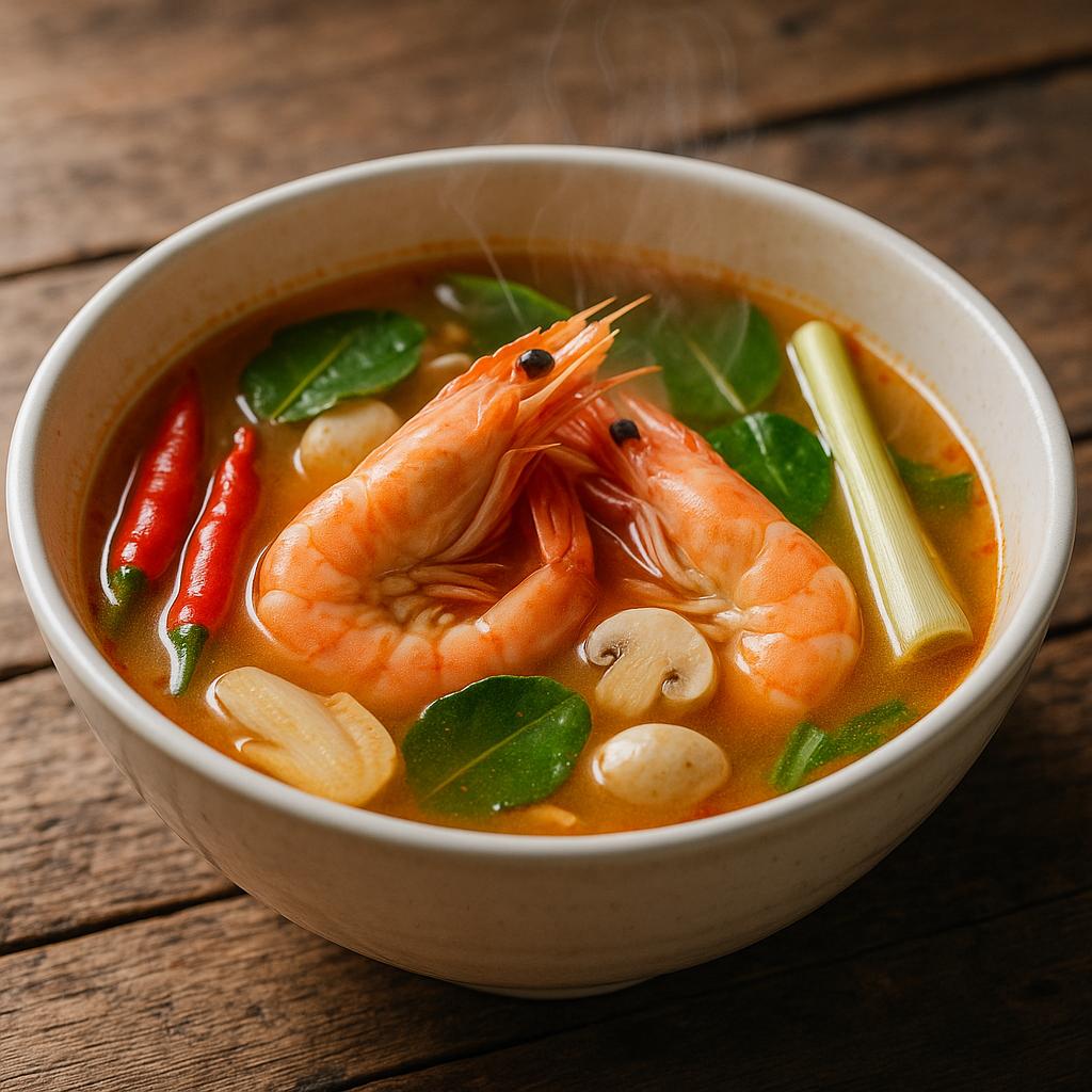 Tom Yum Goong: Thailands scharf‑saure Garnelensuppe – zitronig, feurig, authentisch