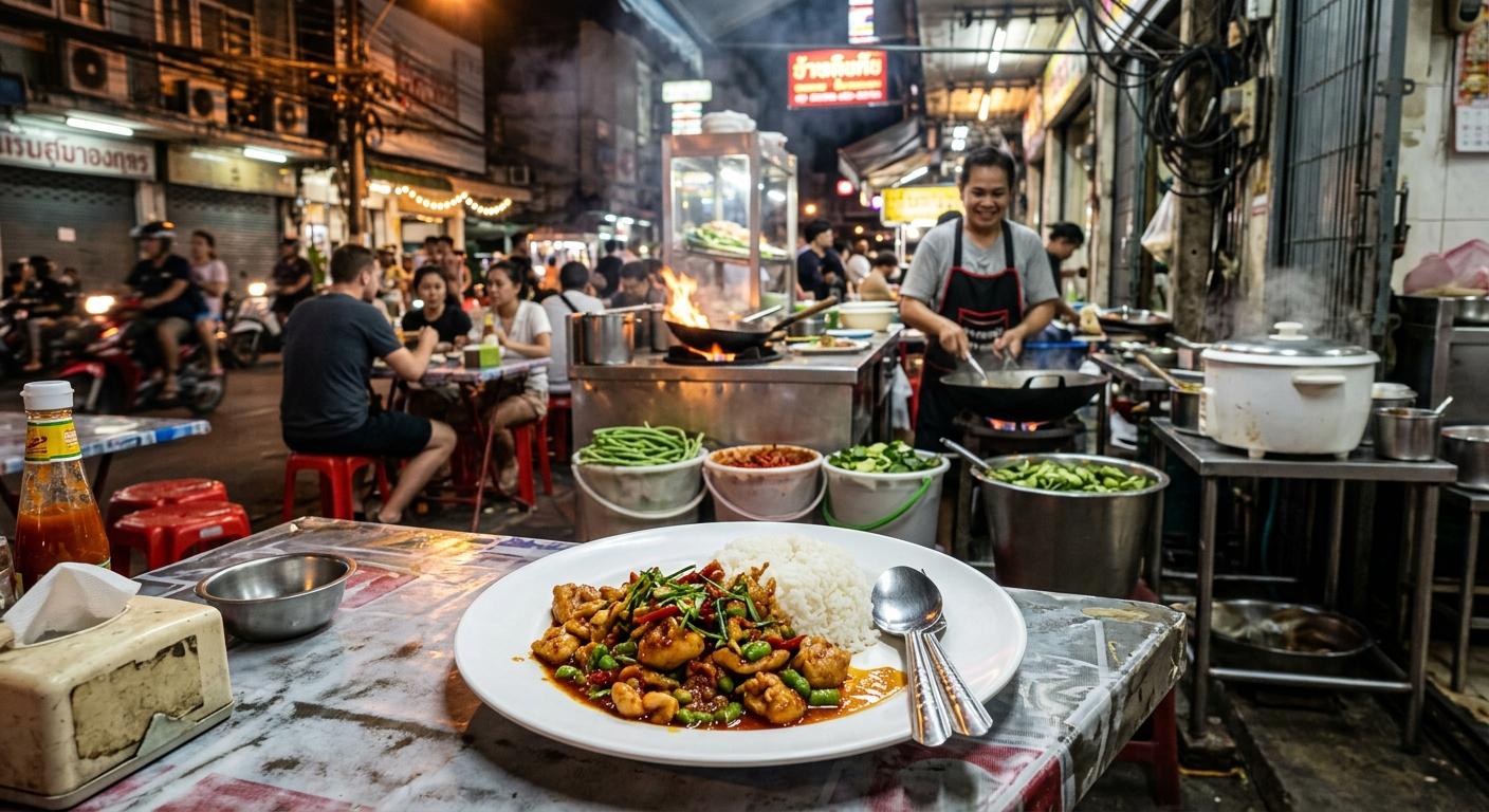 Pad Prik King mit Hähnchen – Thailändisches Dry Curry aus dem Wok: würzig, aromatisch und überraschend einfach
