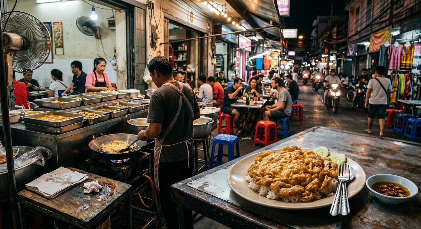 Khai Jiao – Thailändisches Omelett mit knusprigem Rand: schnelles Comfort Food wie in Thailand