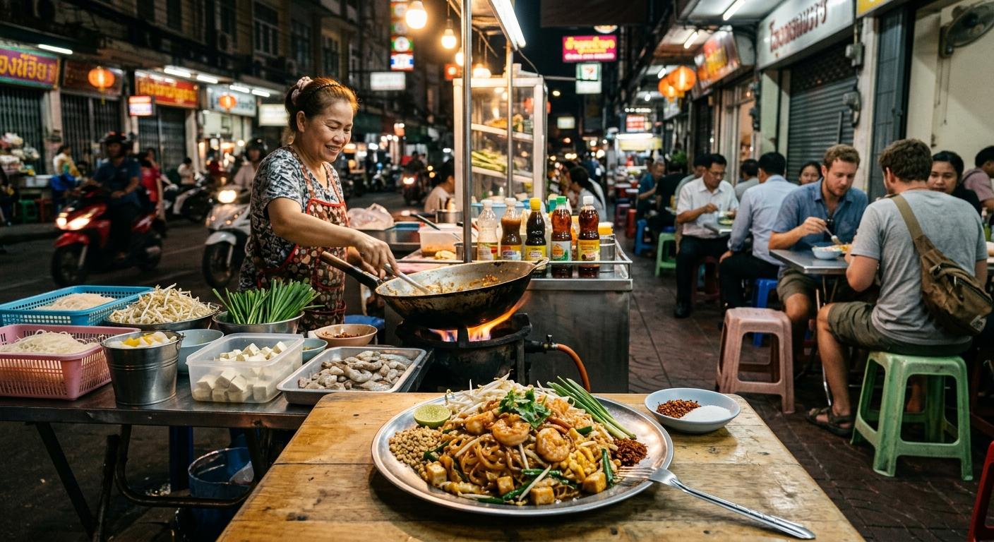 Pad Thai wie in Thailand: aromatische Reisnudeln aus dem Wok ganz einfach selber machen